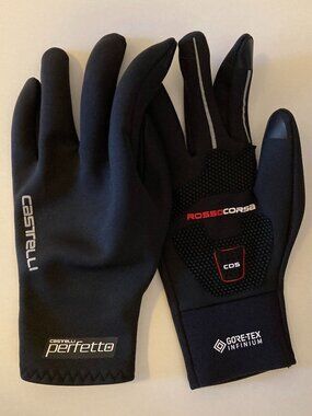 Castelli Perfetto Rosso Corsa Cycling Gloves with Gore-Tex